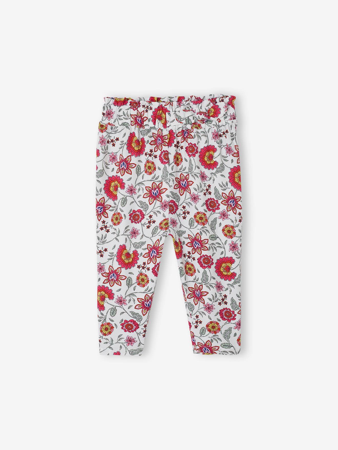 Vertbaudet Baby Hose mit Dehnbund - wollweiß