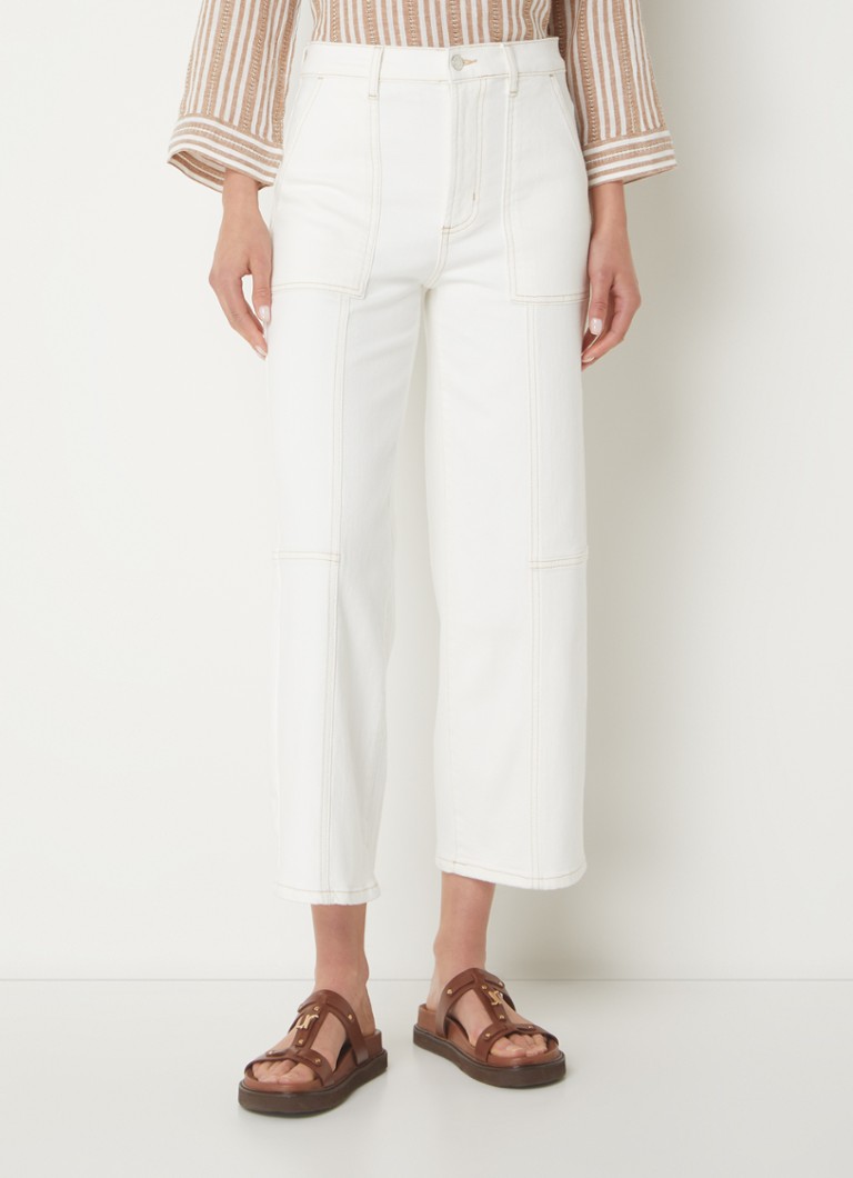 Rails  Getty high waist wide fit culotte met steekzakken