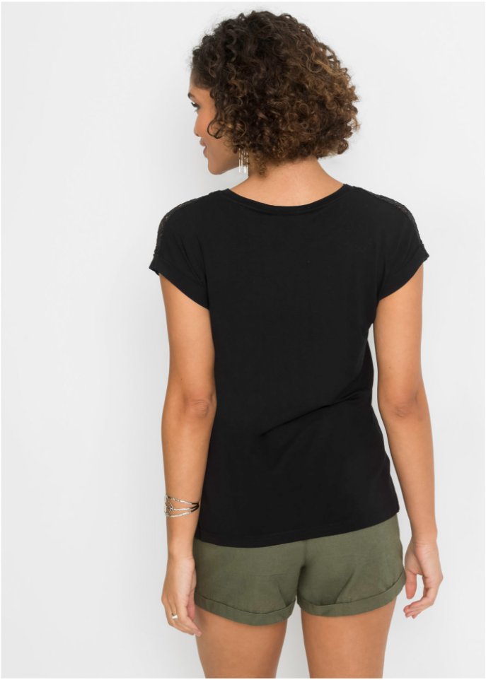 Shirt mit Spitze