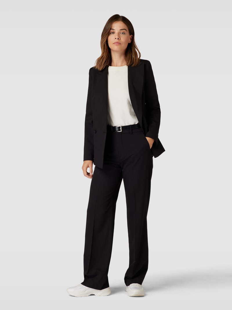 Blazer mit Paspeltaschen Modell 'GRETA' in schwarz