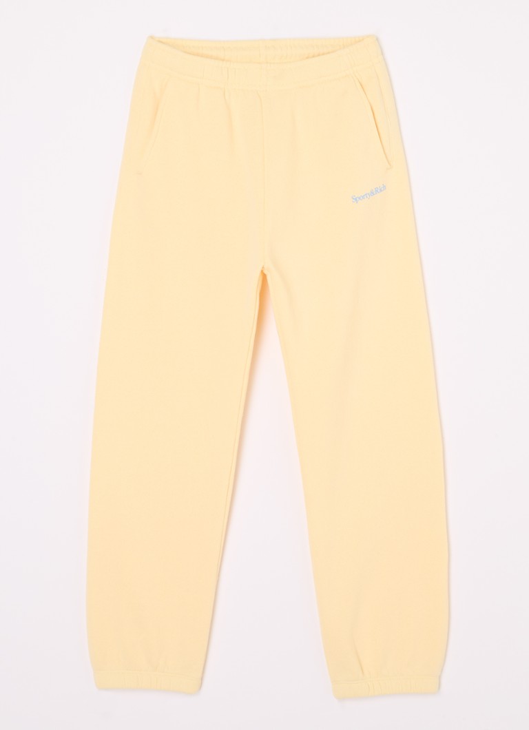 Pantalon de jogging Sporty & Rich Serif à coupe fuselée avec logo