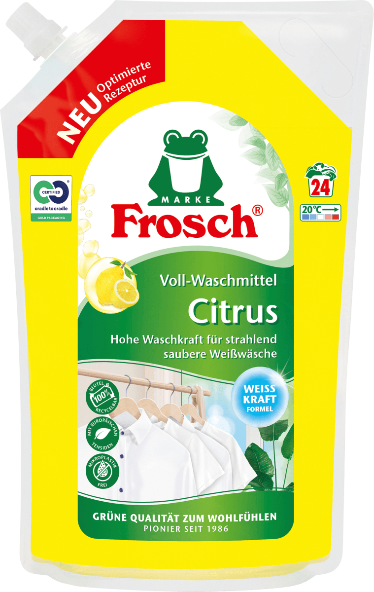 Vollwaschmittel flüssig Citrus, 24 Wl