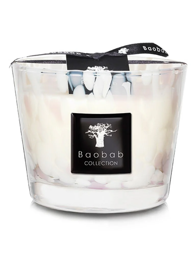 Collection Baobab Perles Blanches Max 10 bougies parfumées 500 grammes