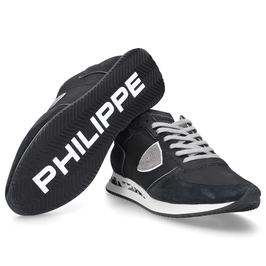 Philippe Model - Sneaker low TZLU GC01 Veloursleder - schwarz