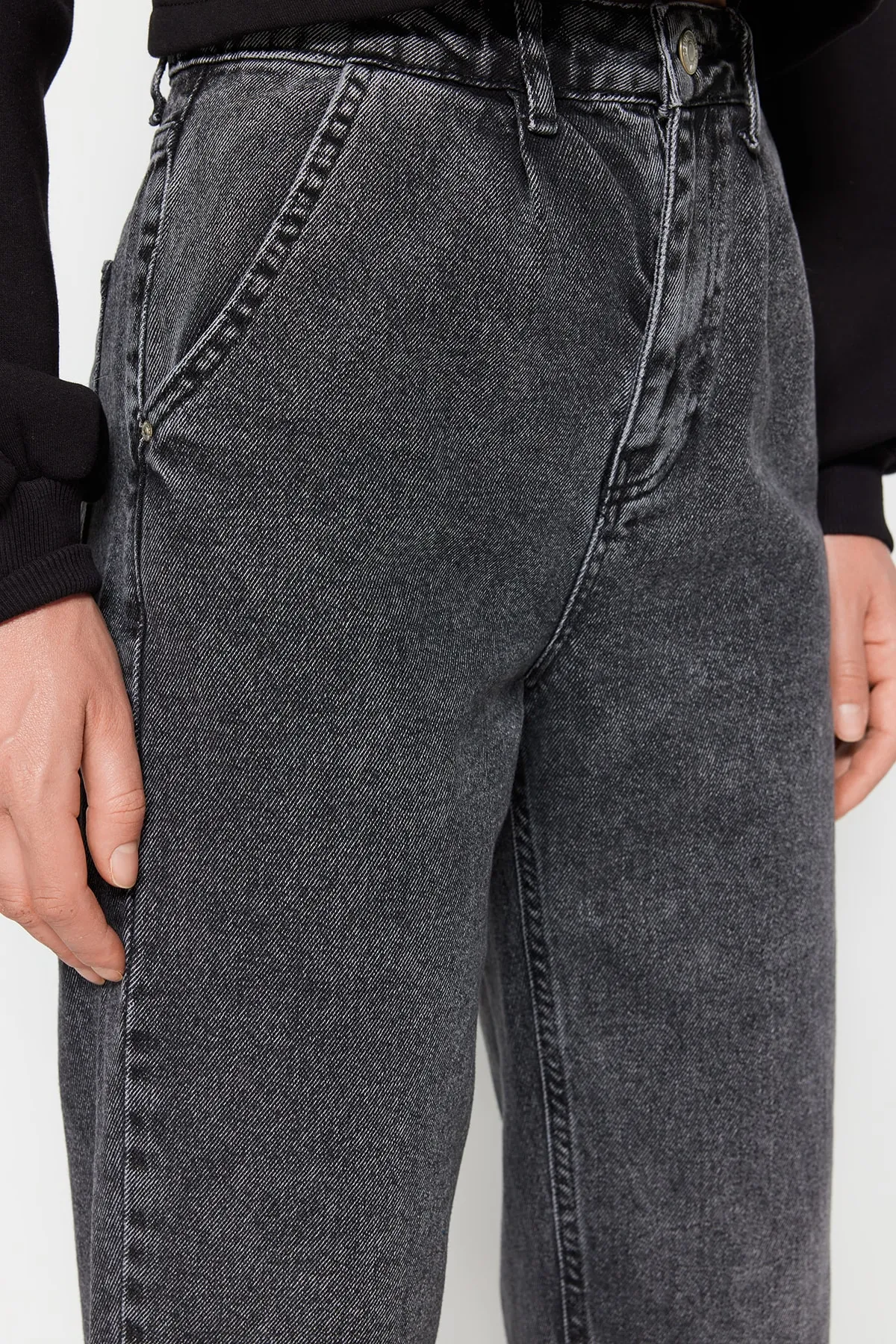 Trendyol Modest  Jeans - Schwarz - Straight