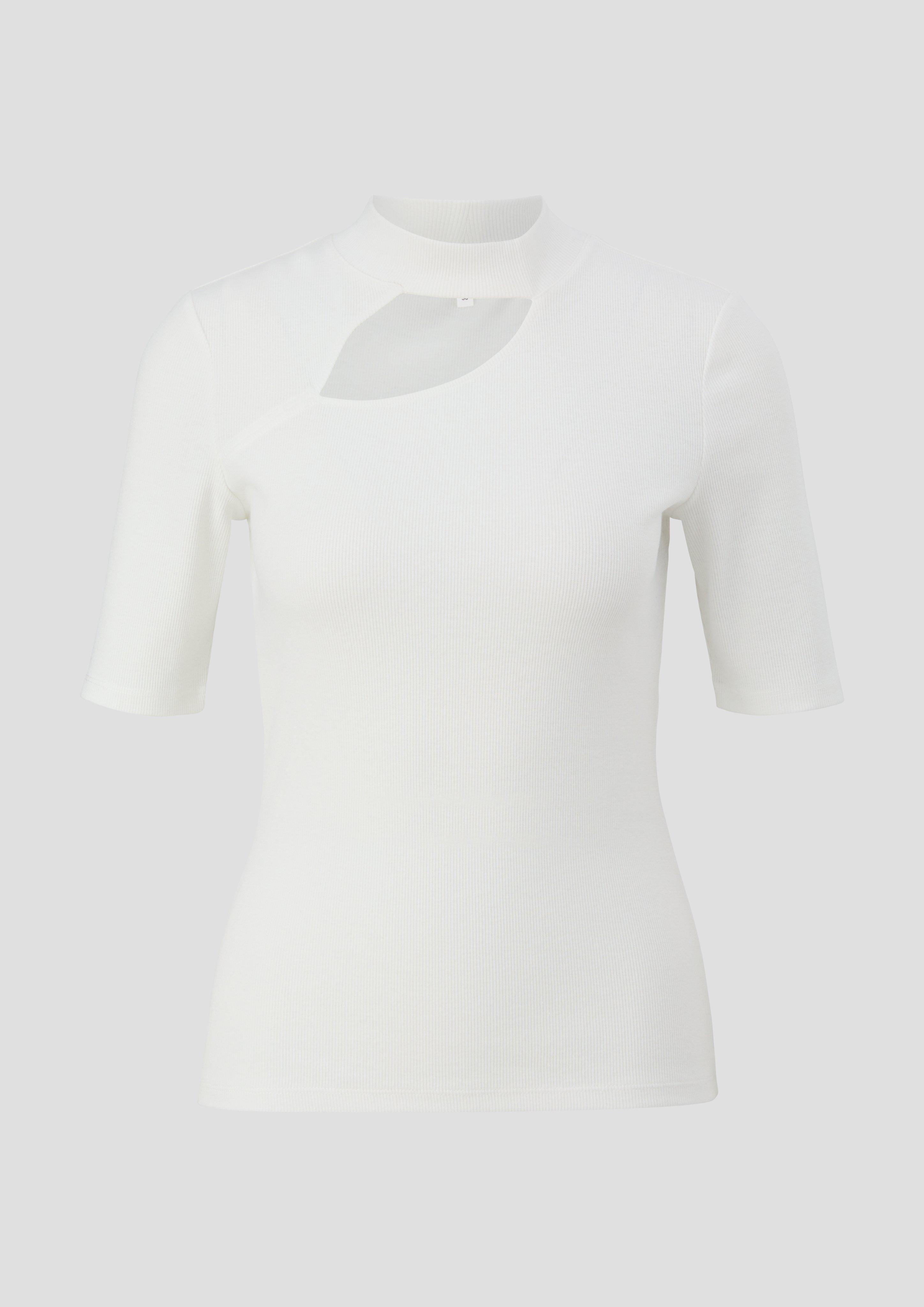 Rippshirt mit Cut-out-Detail  2152049-0210