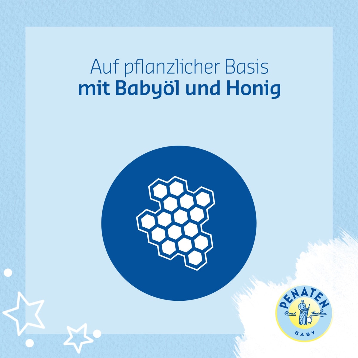 Seifenstück mit Babyöl & Honig, 90 g