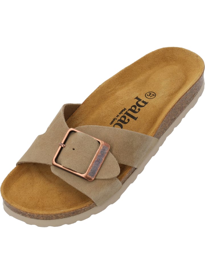 palado Pantoletten in capuccino beige günstig kaufen