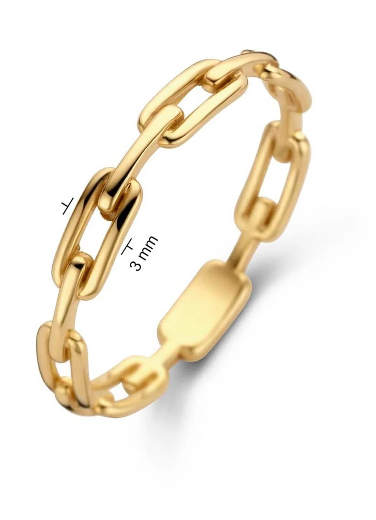 Inel Jackie Baia din aur galben de 14k
