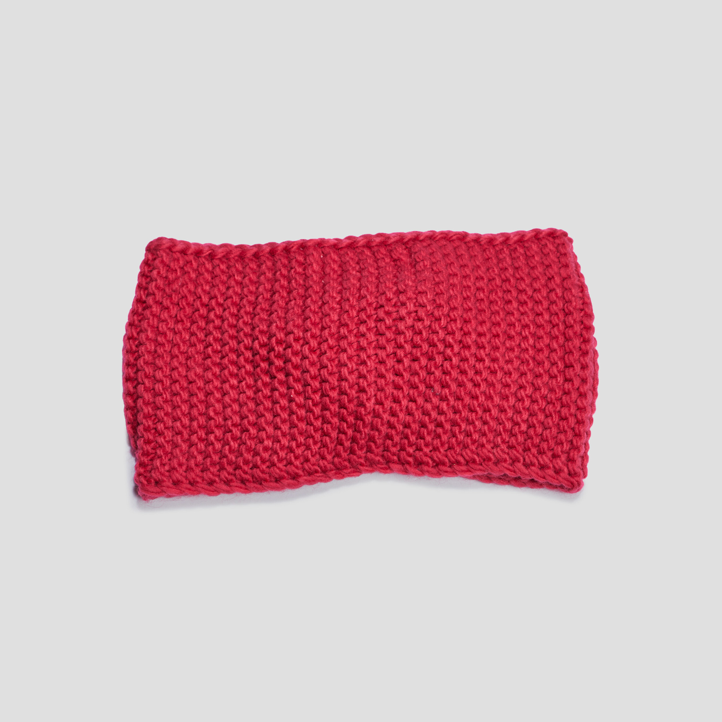 Bandeau tricoté rose framboise femme | La Halle