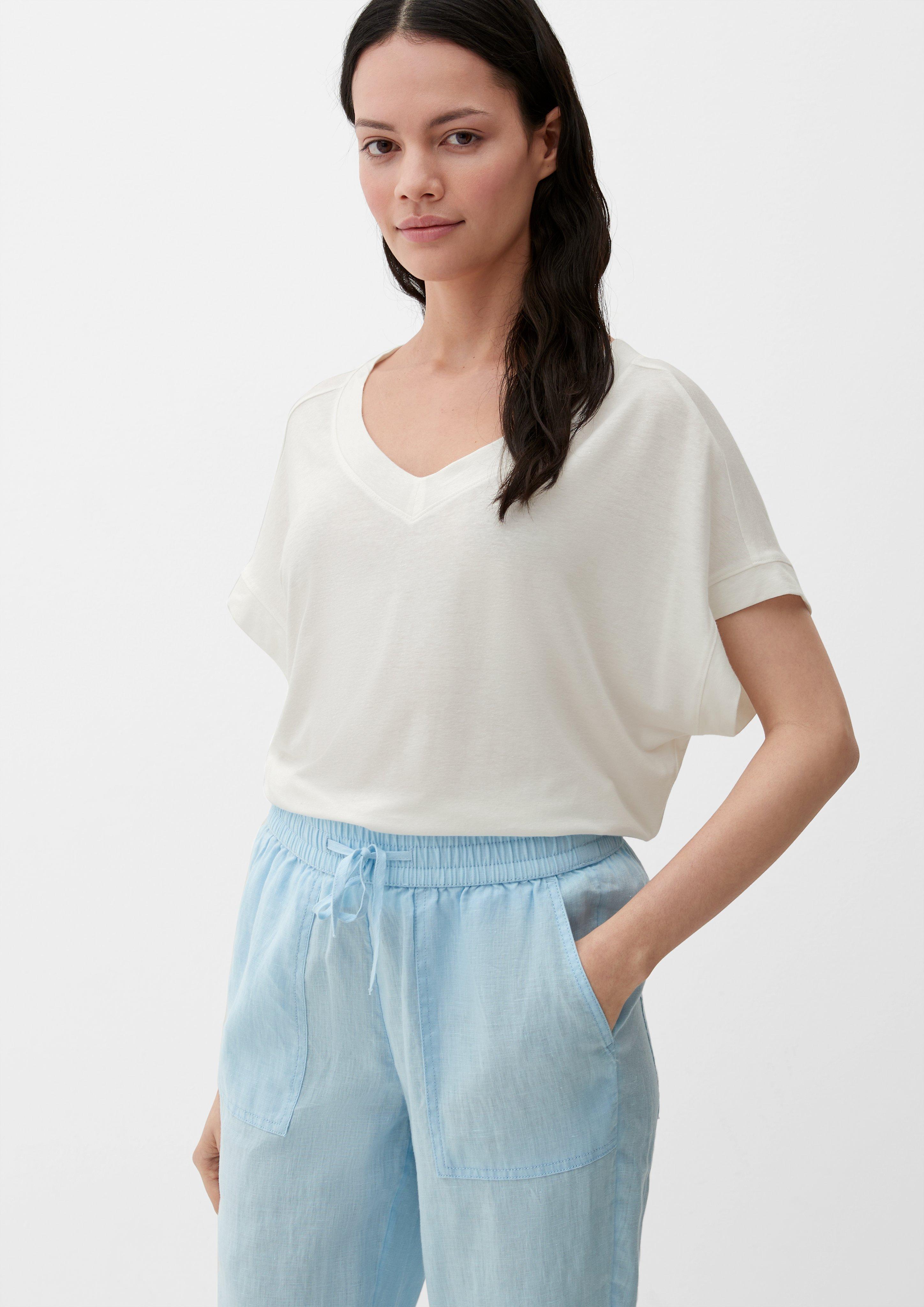 Shirt aus Leinenmix  2132876-0210