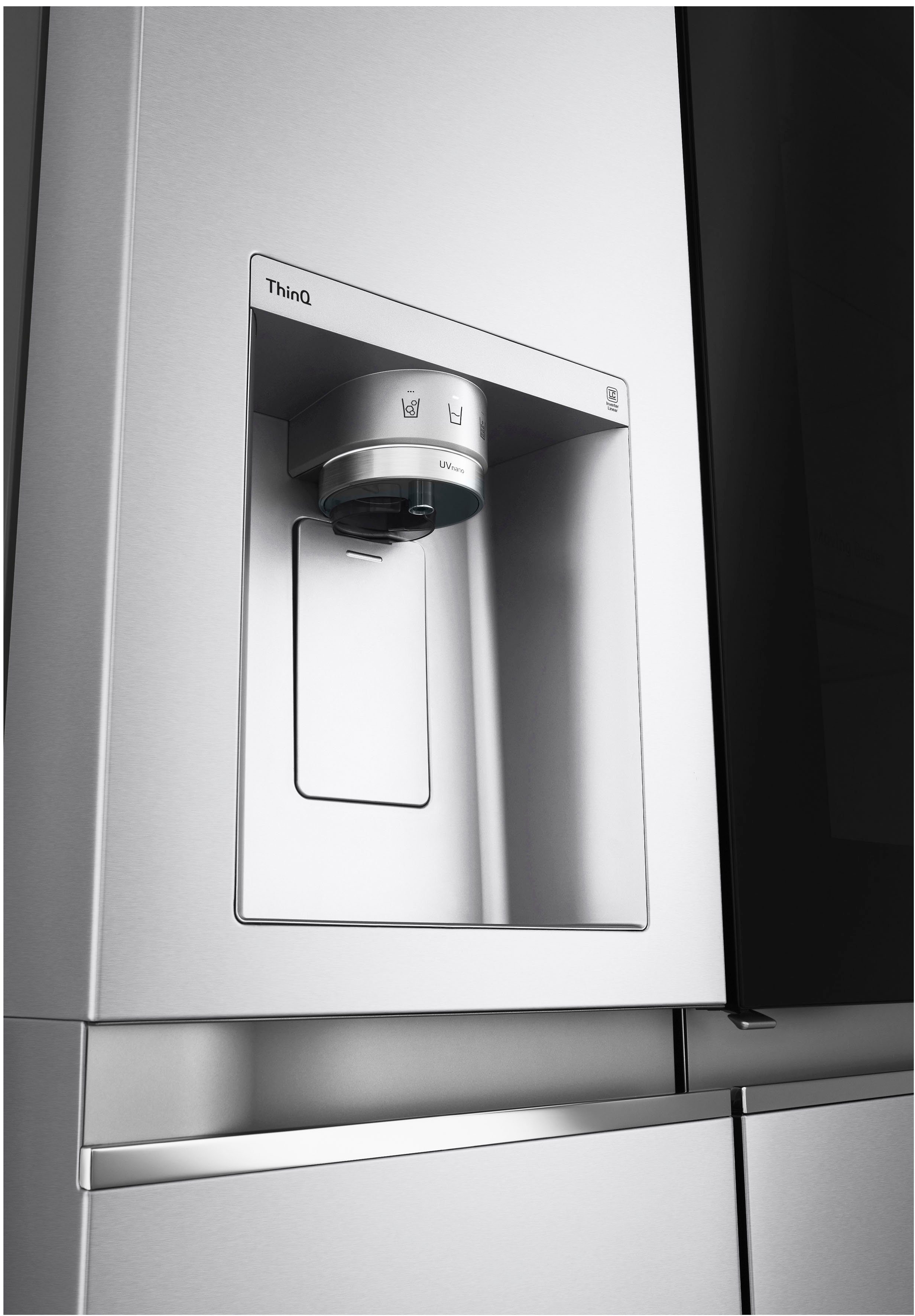 LG Side-by-Side GSXV90BSAE, 179 cm hoch, 91,3 cm breit, InstaView™