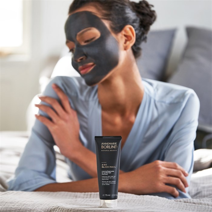 2 in 1 Black Mask