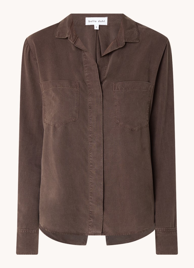 Blouse Bella Dahl en lyocell avec poches poitrine