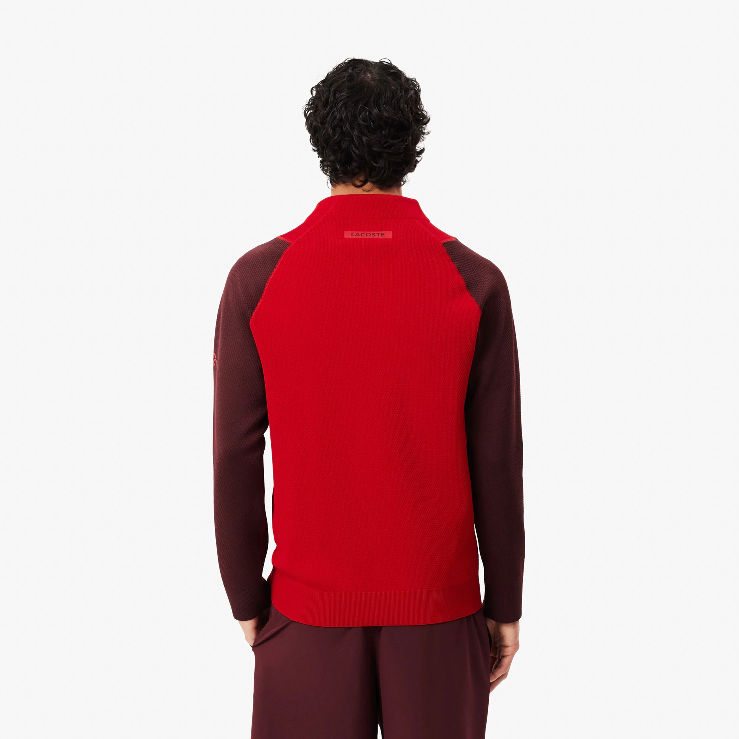 Trainingsjacke Herren - Rot, Dunkelrot