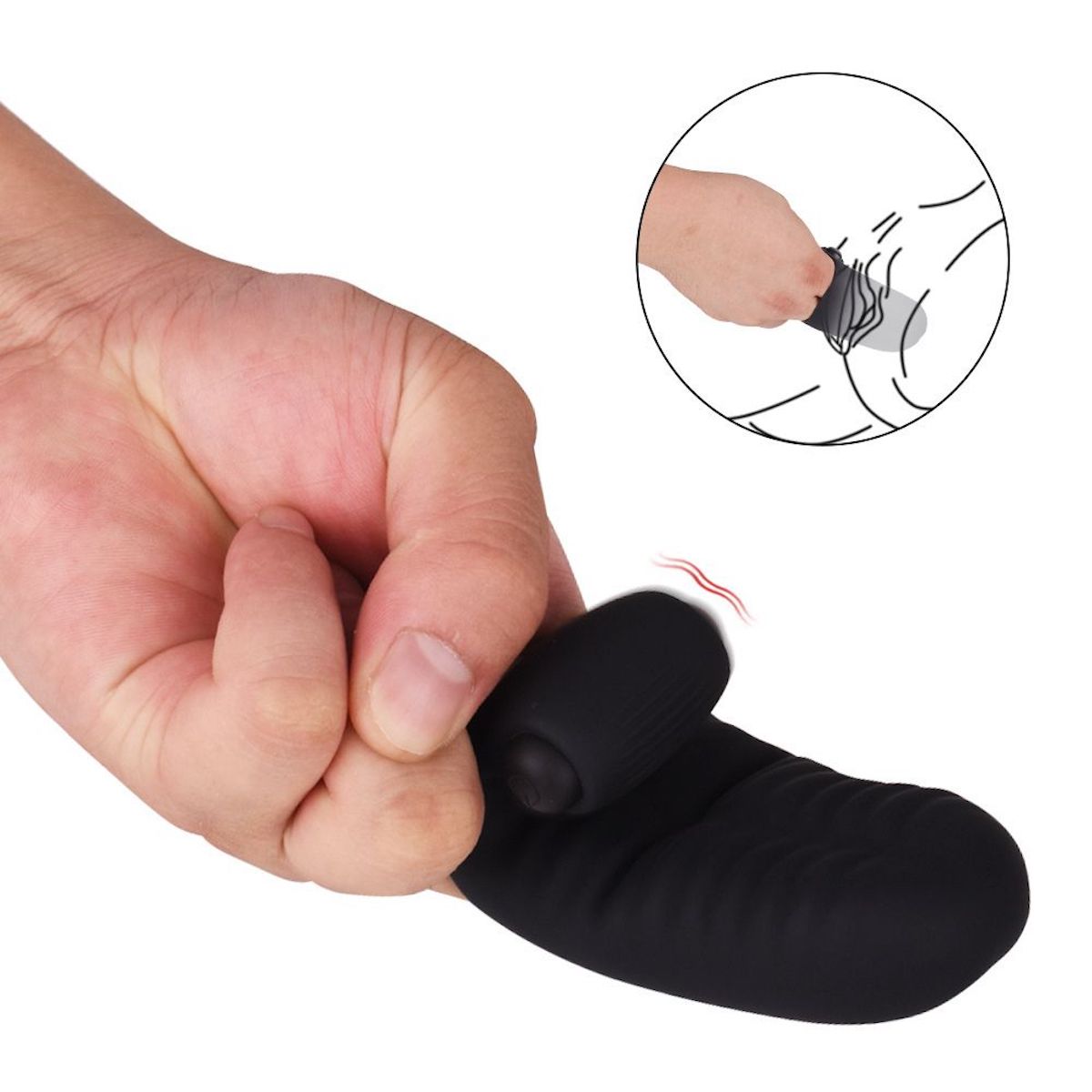 Fingerhandschuh Vibrator