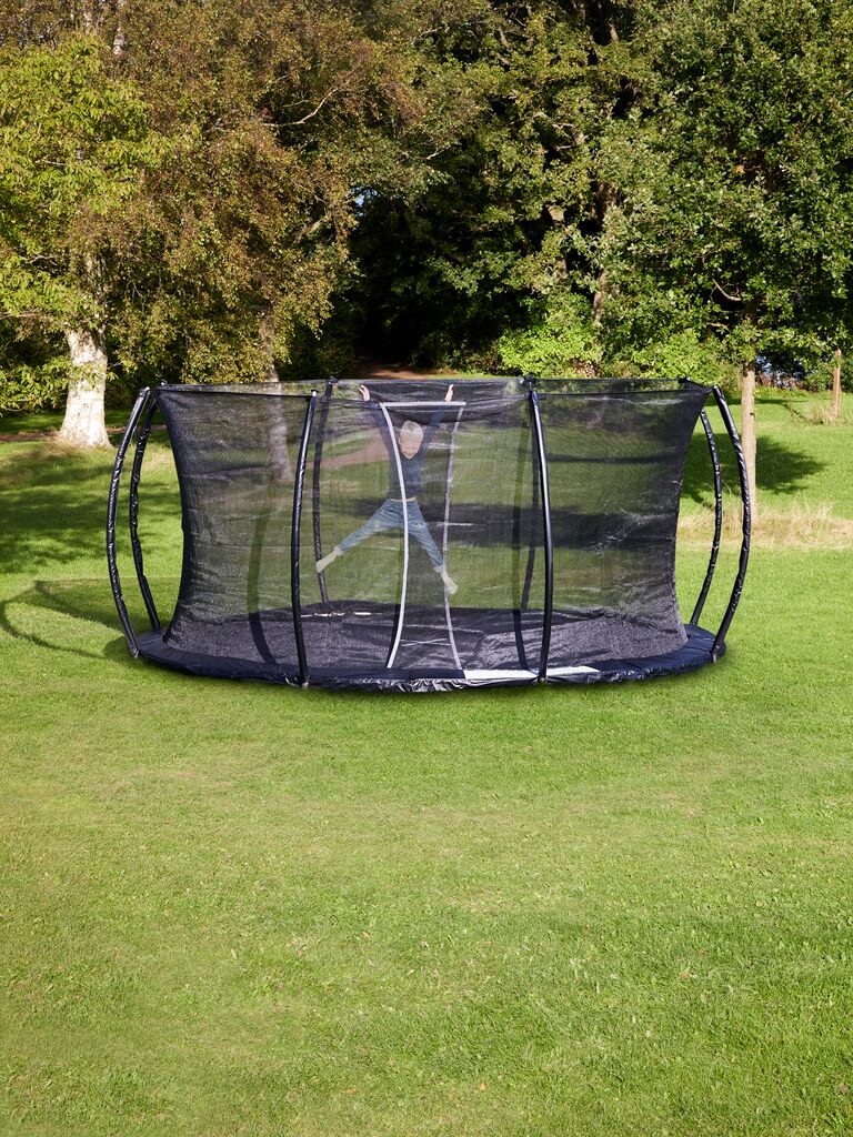 FALK FALK Ø396 Bodentrampolin mit Netz, schwarz