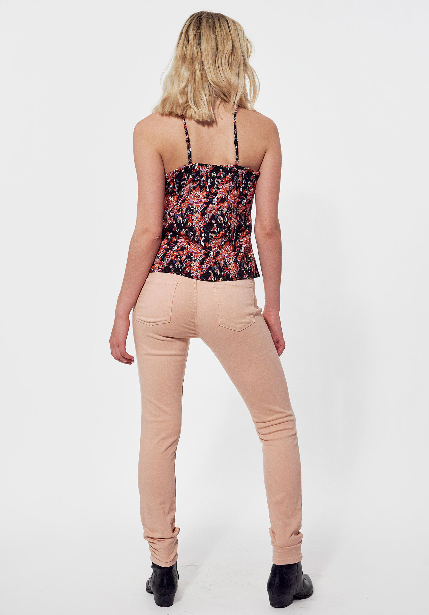 VAMP   Top Femme imprimé fleuri