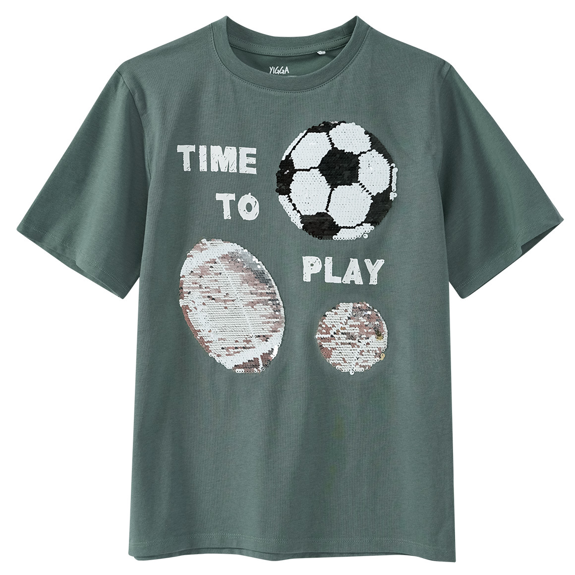 Jungen T-Shirt mit Wendepailletten