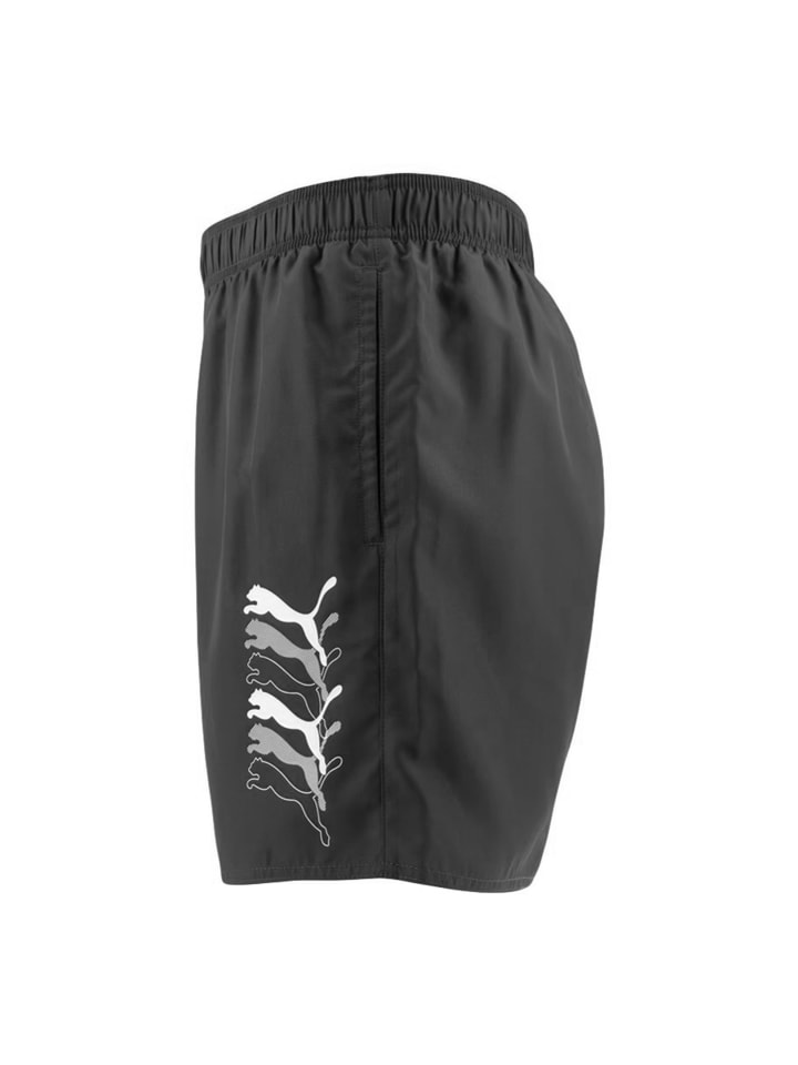 Puma Badehose PUMA SWIM MEN CATS MID SHORTS in Black günstig kaufen