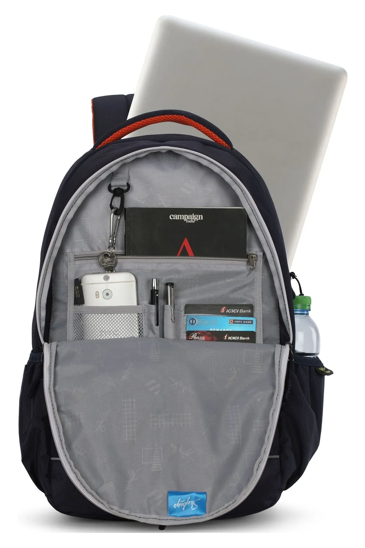 Skybags  Rucksack - Dunkelblau - Slogan
