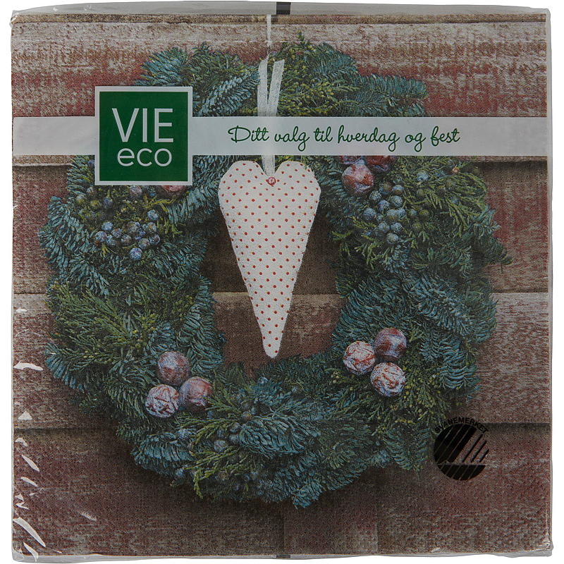 Vie Eco Servietter 20-pk 33x33 cm, Advent