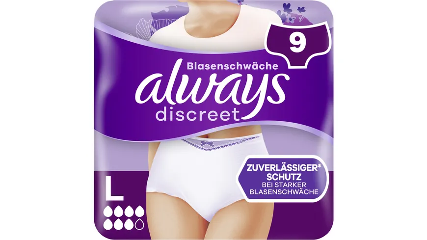 always discreet Inkontinez Höschen Gr. L