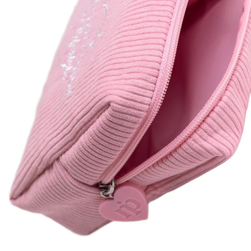 Accessori Corduroy Beauty - Vaaleanpunainen - Meikkilaukku
