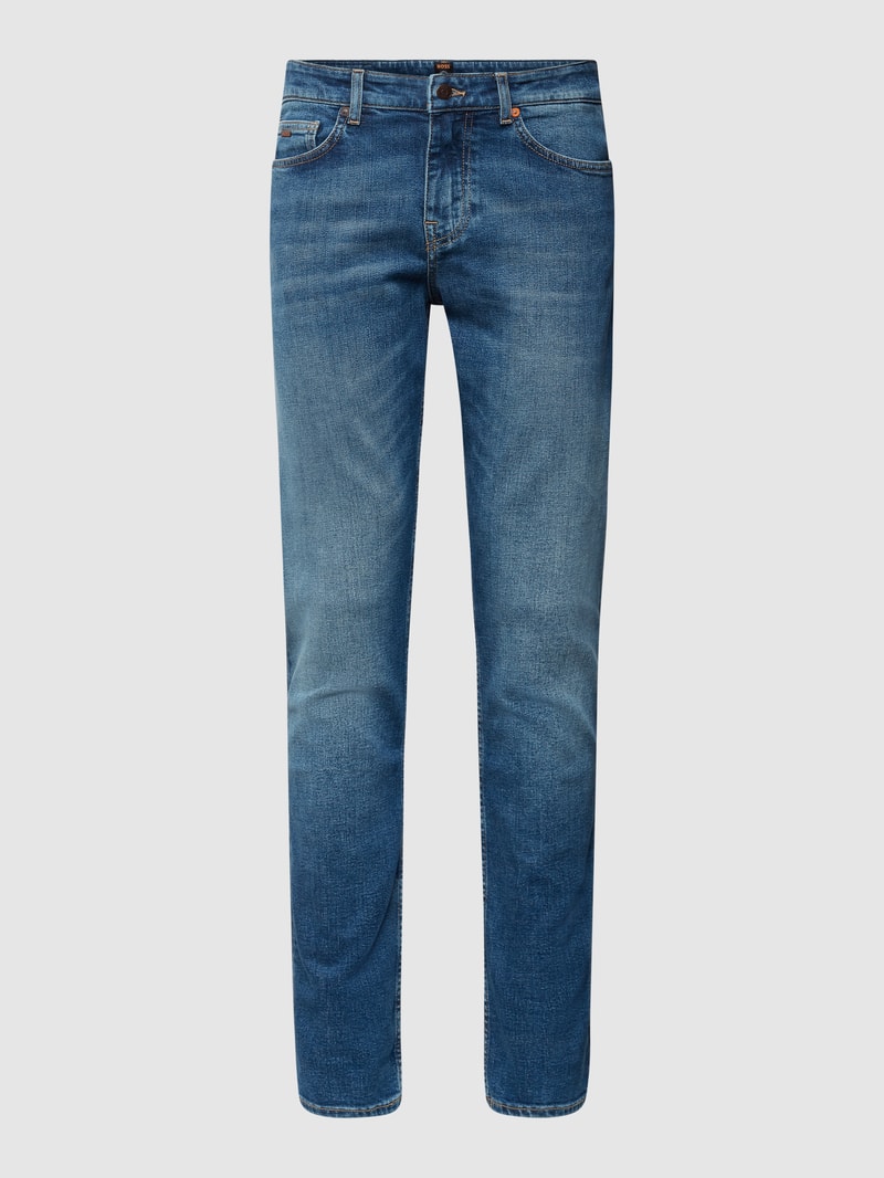 Slim Fit Jeans mit Stretch-Anteil Modell 'Delaware' in blau