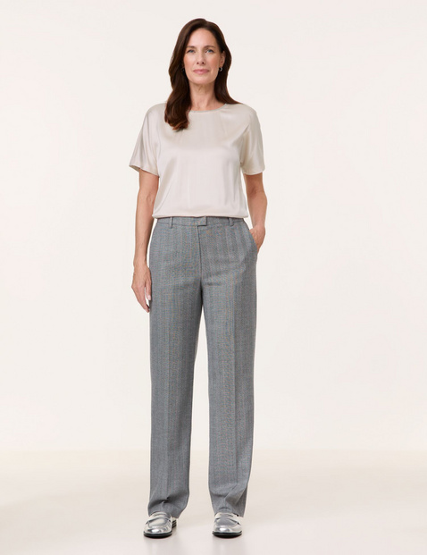 Elegante Stoffhose mit Nadelstreifen