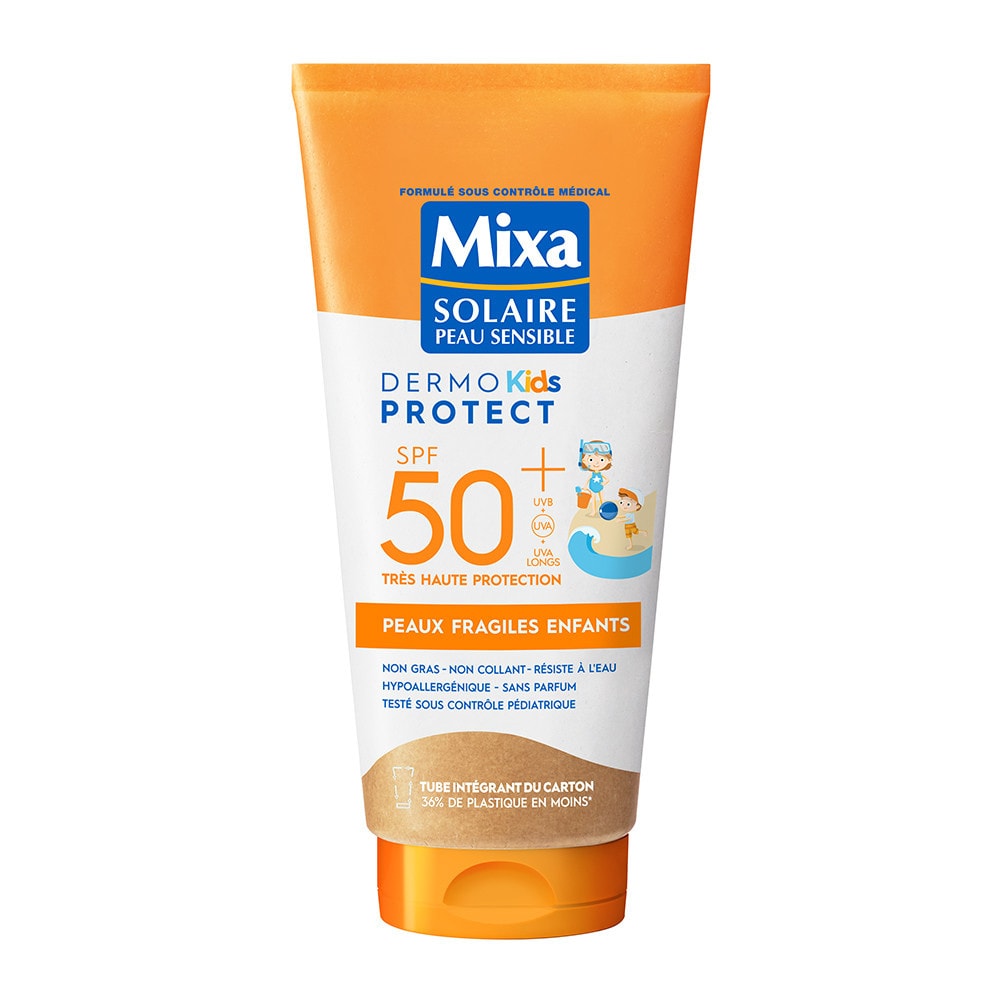 mixa DERMO PROTECT KIDS Lait Solaire Enfants Très Haute Protection SPF50+