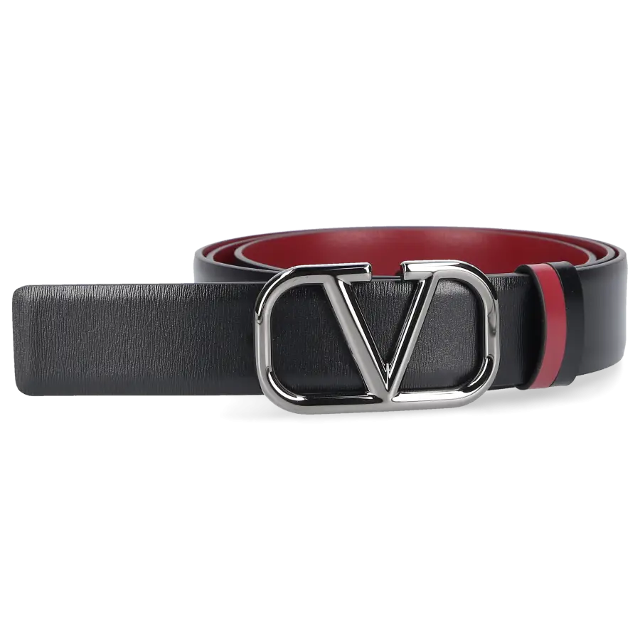 Valentino Garavani - Gürtel VLOGO Kalbsleder - schwarz