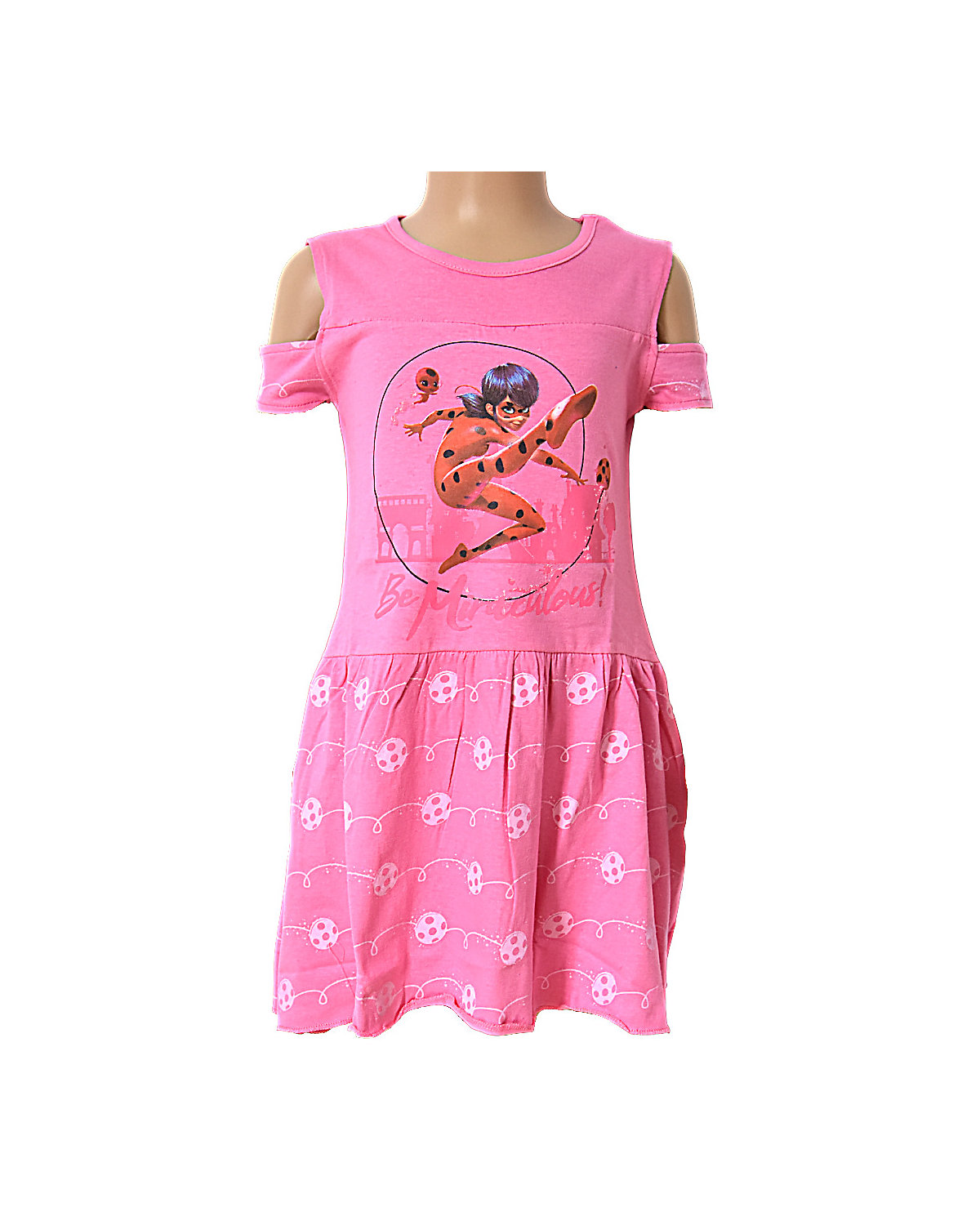 Miraculous Ladybug Off-Shoulder Sommerkleid