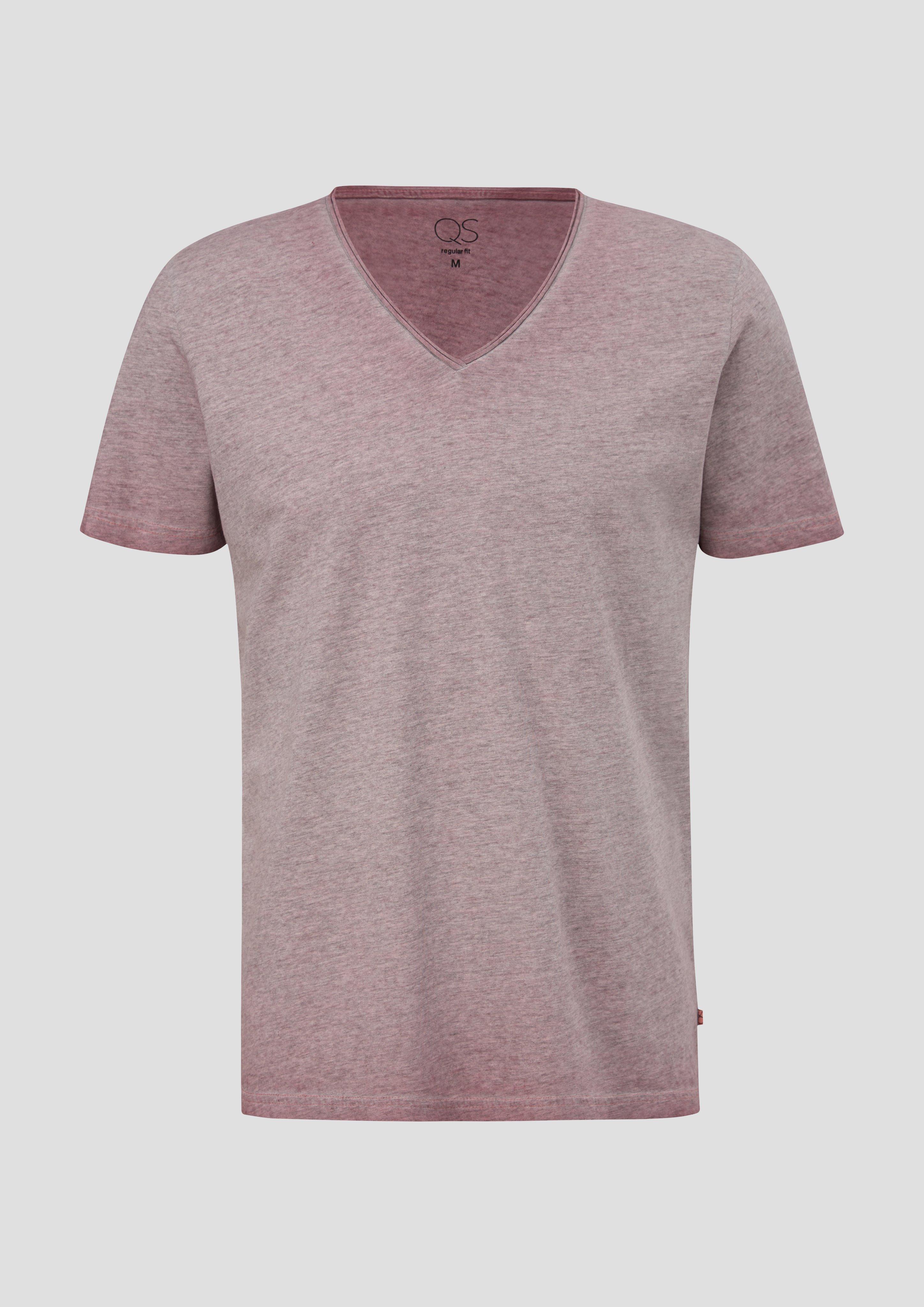 Meliertes T-Shirt aus Baumwollmix  2144230-43W0