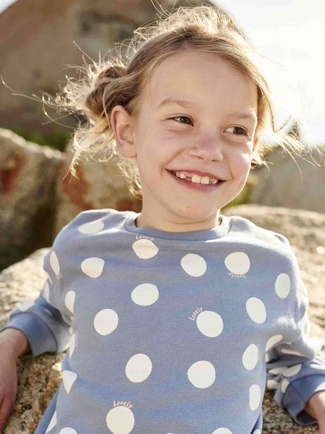 Vertbaudet Mädchen Sweatshirt  Oeko-Tex - rot herzen