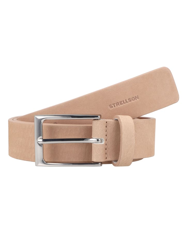 Strellson Gürtel Leder in beige günstig kaufen