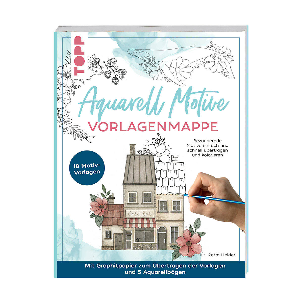 Aquarellvorlagenmappe