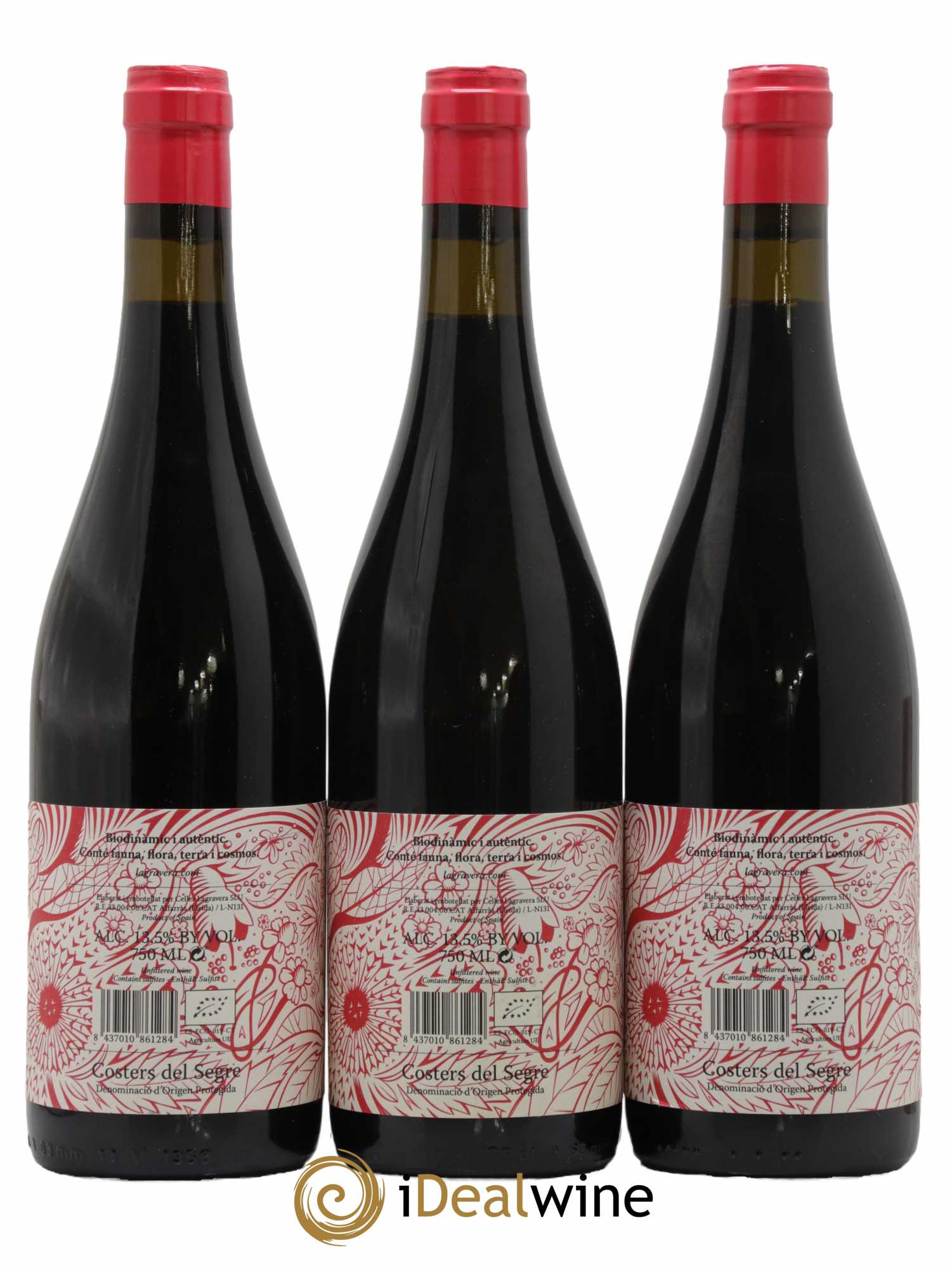 Espagne Costers de Segre Onra Lagravera 2013 - Lot de 3 Bouteilles