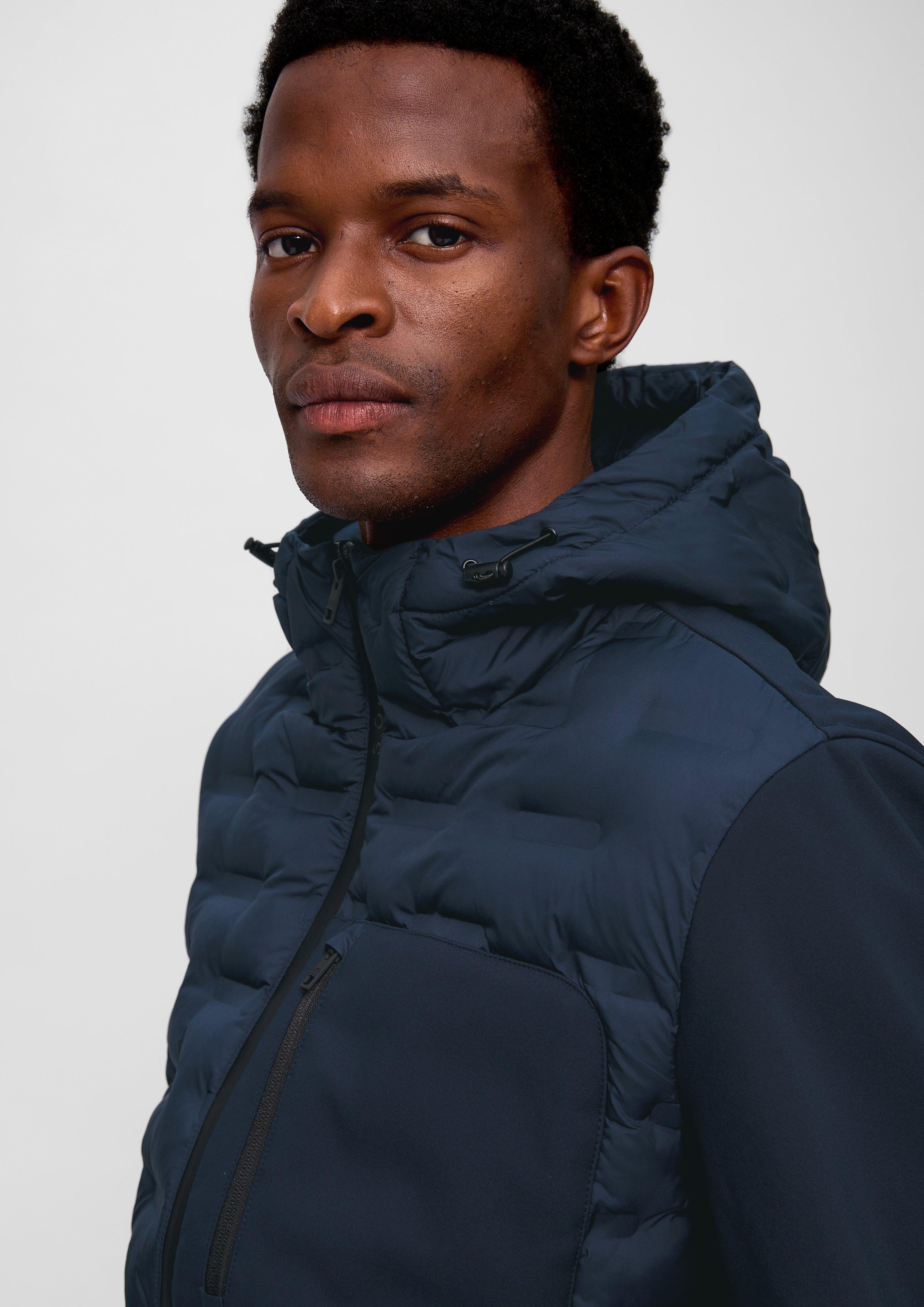 Softshelljacke im Fabricmix  2131771-5978