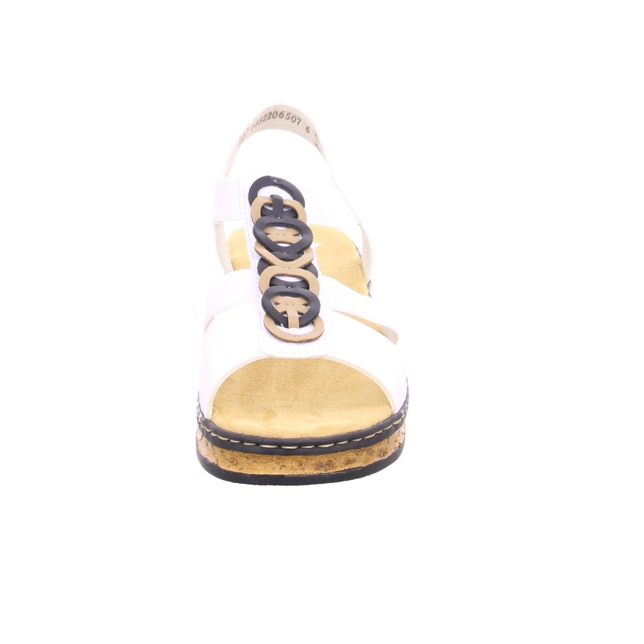 RIEKER Klassische Sandalen weiss
