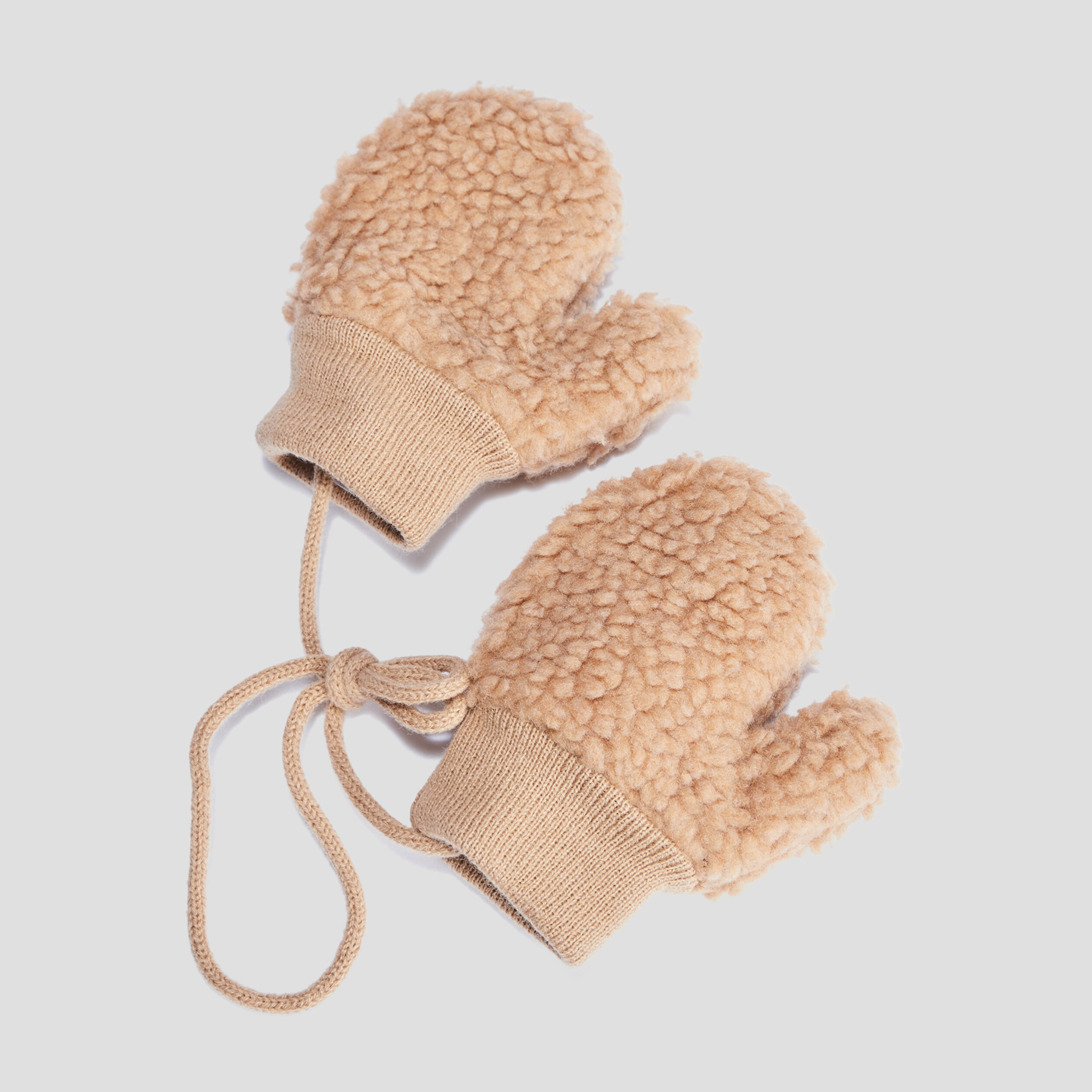 Ensemble bonnet et moufles marron bébé garçon | La Halle
