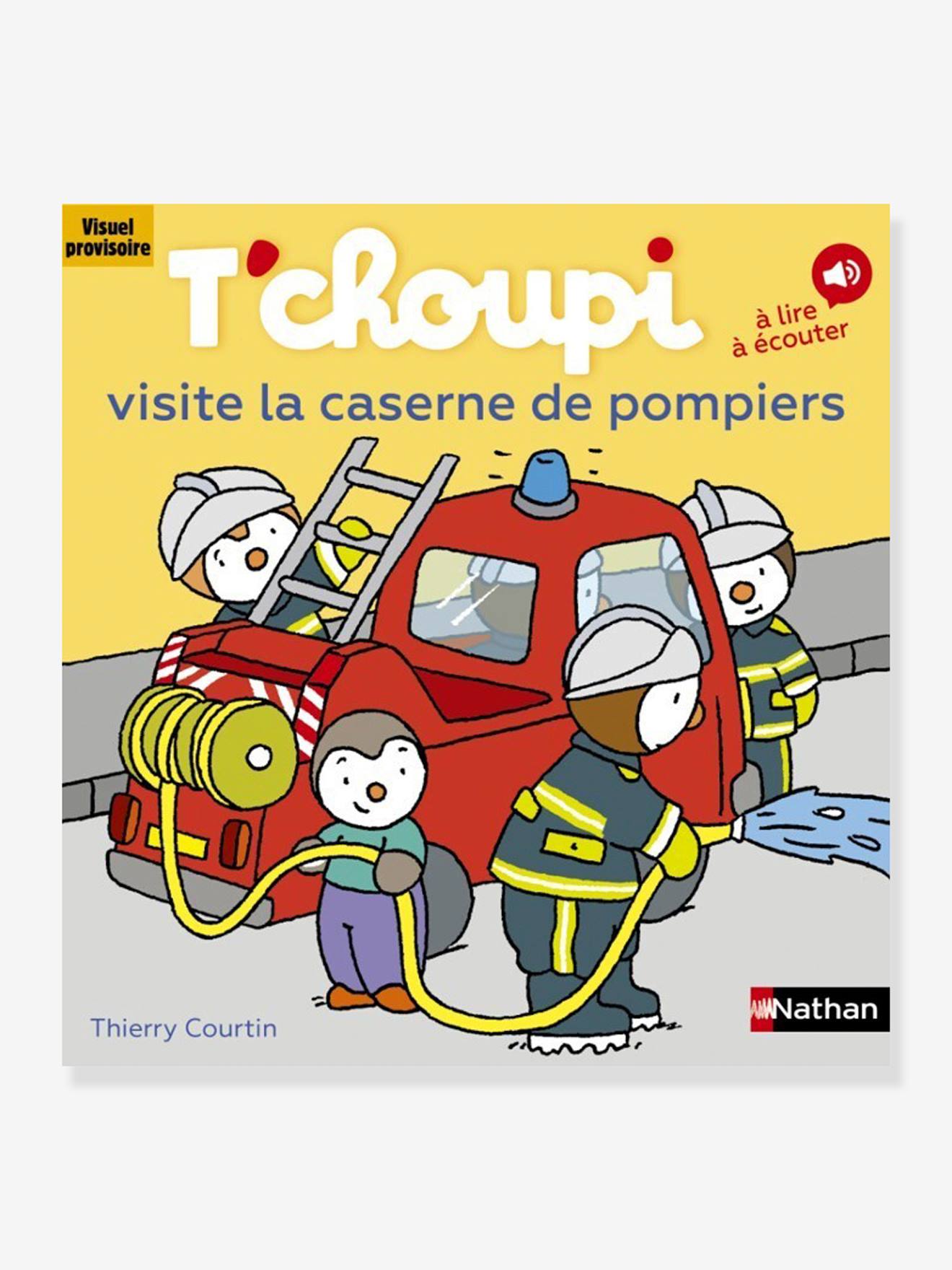 T'choupi visite la caserne de pompiers