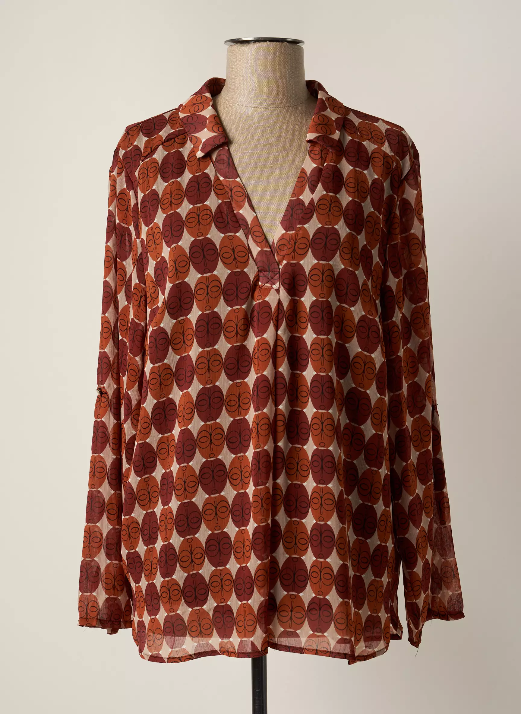 Nougat Blouses Femme couleur marron