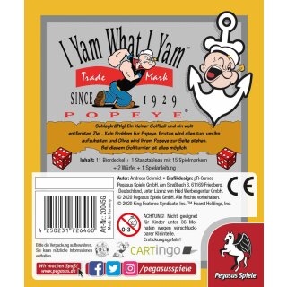 !AKTION Popeye - Schlagkräftig! (Bierdeckelspiel) (DE)
