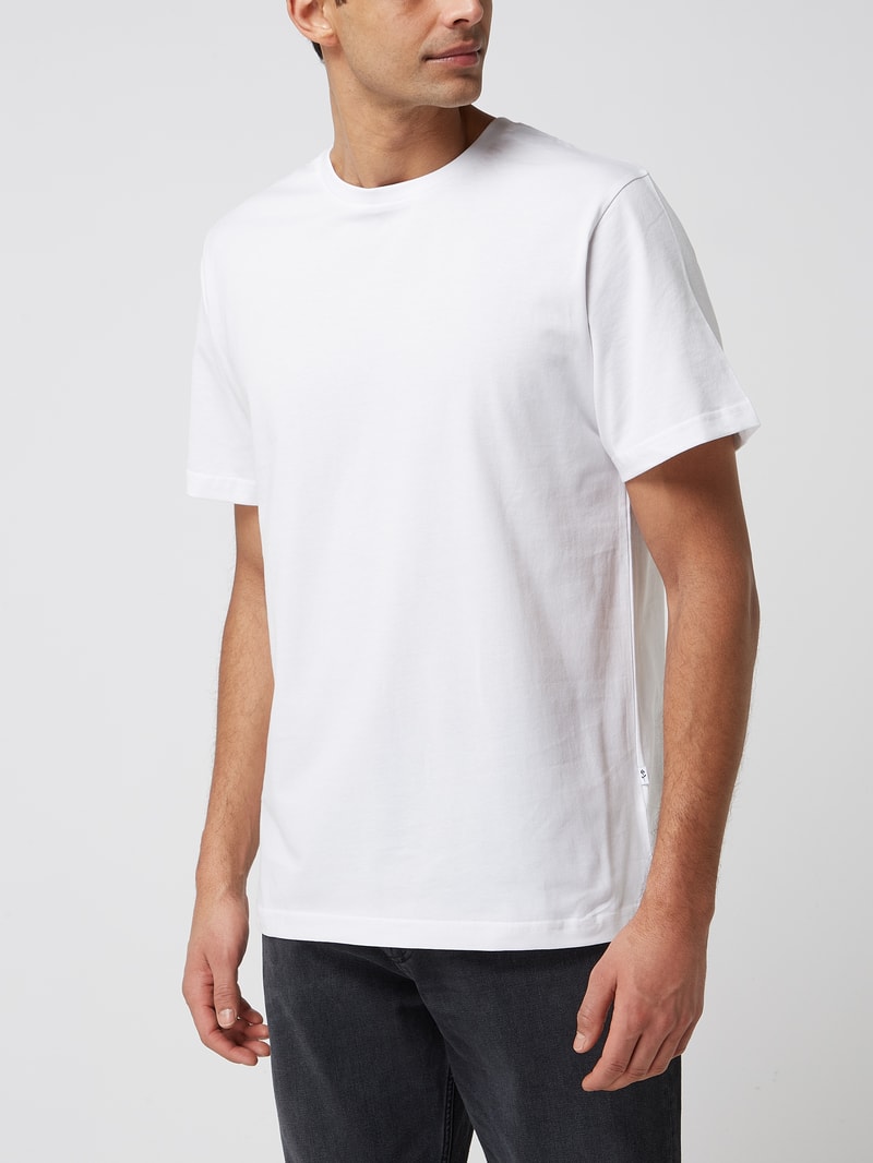 T-Shirt im 3er-Pack in mittelgrau meliert