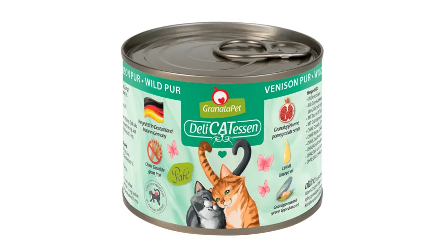 GranataPet Katzennassfutter Wild PUR 200 g