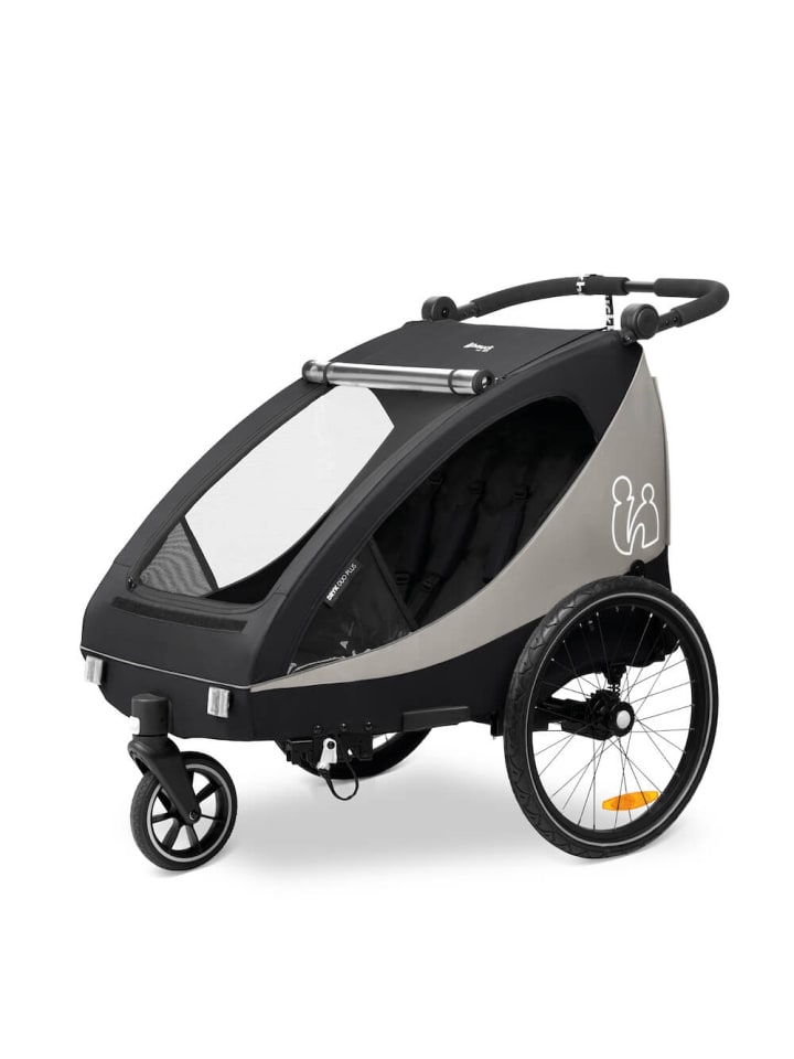 Hauck Hauck Dryk Duo Plus  Fahrradanhänger - Farbe: Black günstig kaufen onesize