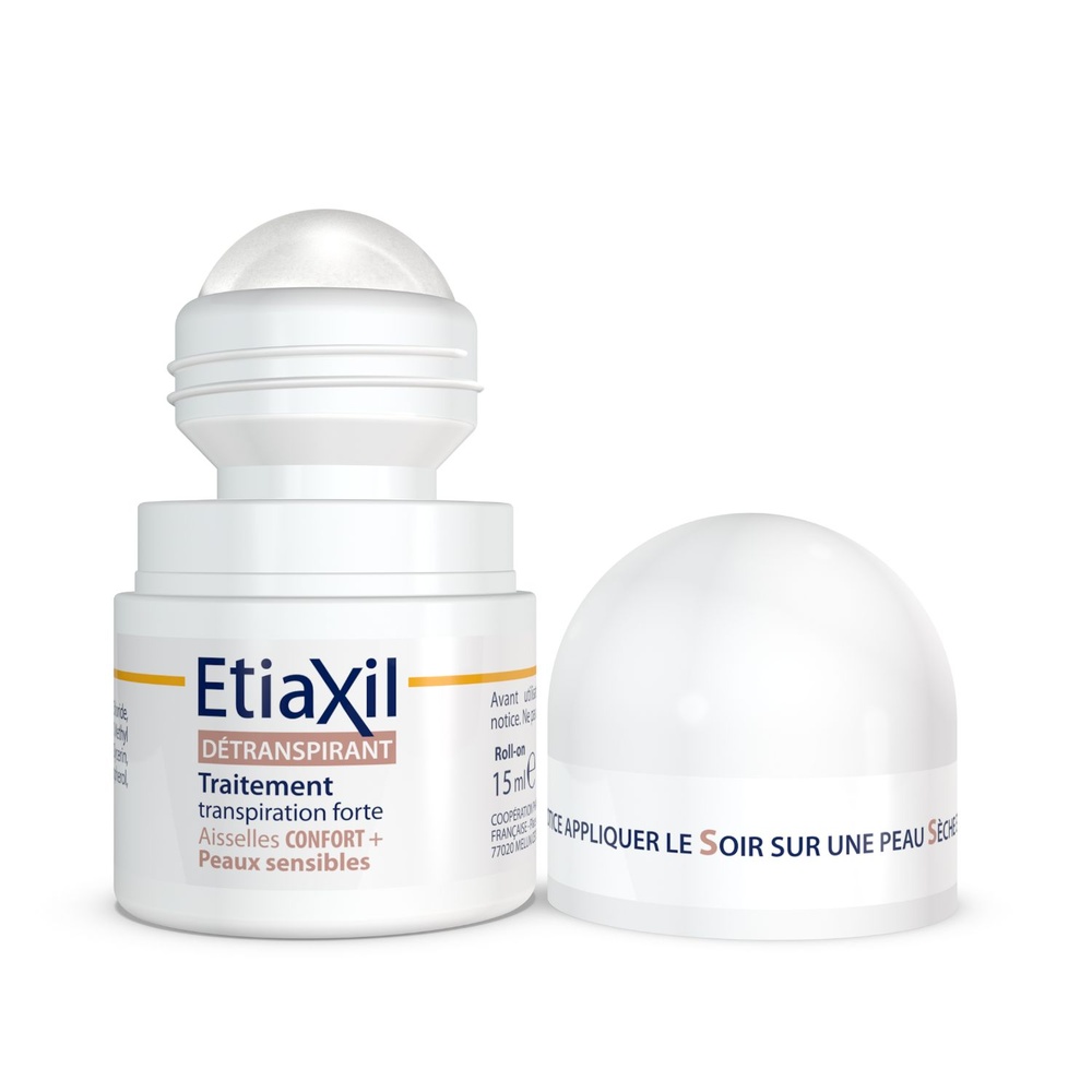 etiaxil Détranspirant Aisselles Confort + Détranspirant