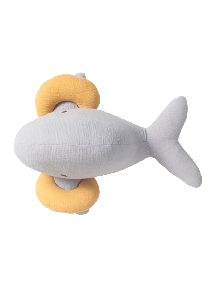 nordic coast company  Kuscheltier Musselin Wal Bobby - ca. 33 cm günstig kaufen onesize