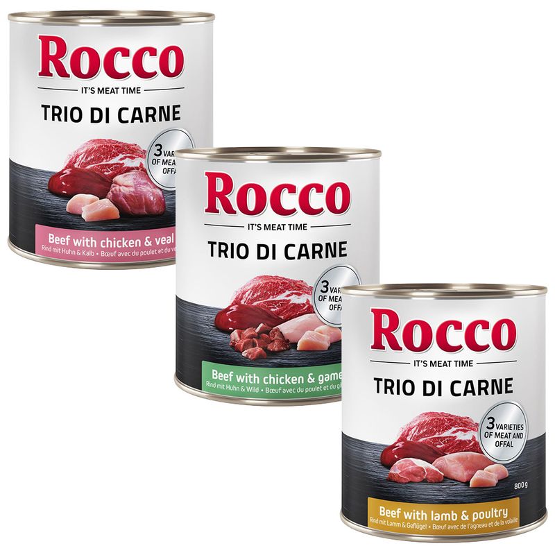 Probierpaket Rocco Trio di Carne 6 x 800 g